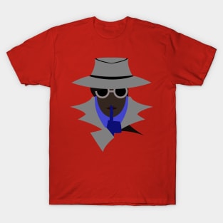 Lady Grey shush (afro): A Cybersecurity Design T-Shirt